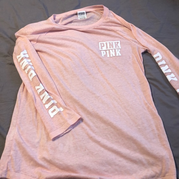 PINK Victoria's Secret Tops - Pink shirt soft 3/4 sleeves